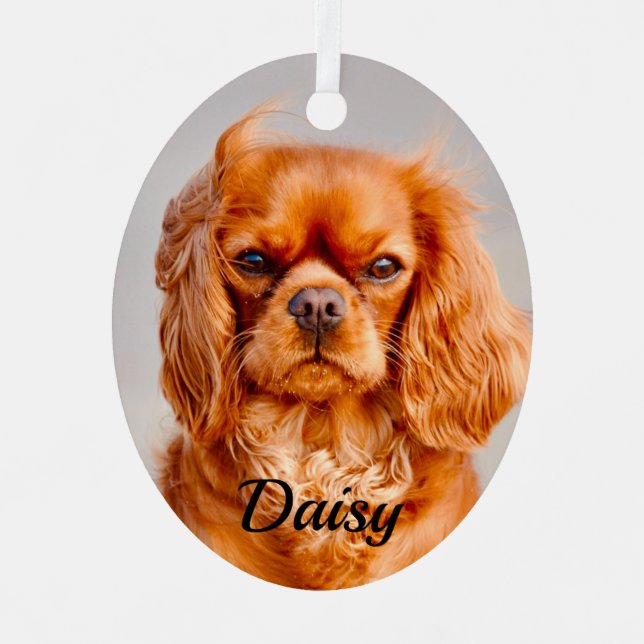 Ornement En Métal Ruby Cavalier King Charles Spaniel (Recto)