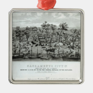 Ornement En Métal Sacramento City, Californie