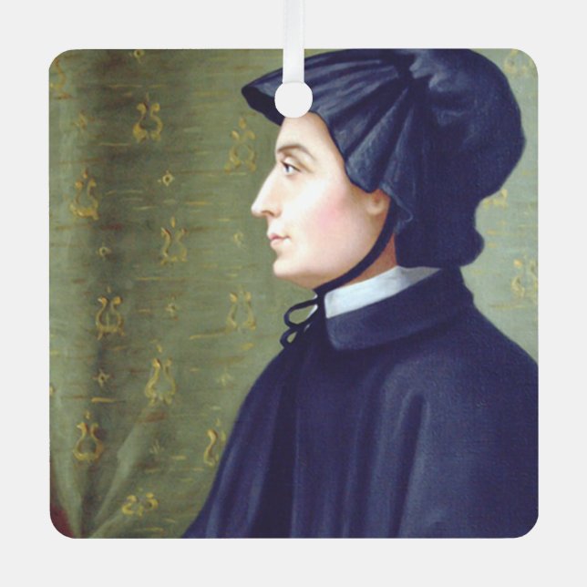 Ornement En Métal Saint Elizabeth Ann Seton (Recto)
