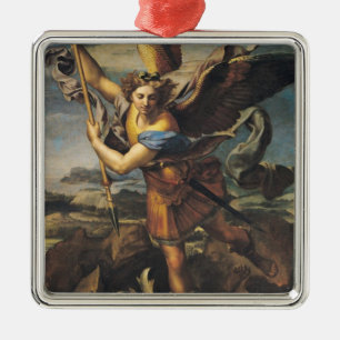 Ornement En Métal Saint Michael écrasant le démon, 1518
