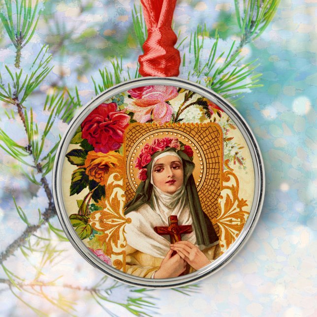 Ornement En Métal Saint Rose de l'ornement de Lima (Créateur téléchargé)