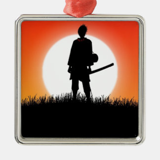 Ornement En Métal Samouraïs, Ninja - guerrier japonais