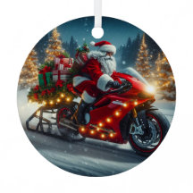 Santa Claus à moto Ducati