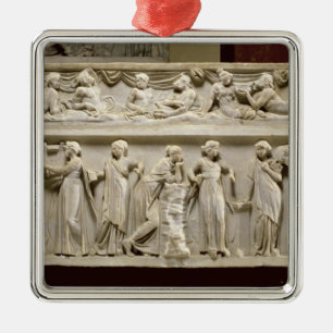 Ornement En Métal Sarcophage des Muses, romain (marbre)