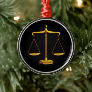 Ornement En Métal Scales de justice  Cadeaux juridiques