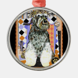 ORNEMENT EN MÉTAL SCHNAUZER