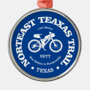 Ornement En Métal Sentier du nord-est du Texas (cyclisme)