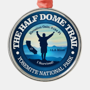 Ornement En Métal Sentier semi-dôme (randonnée)