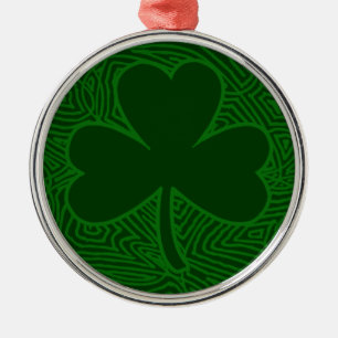 Ornement En Métal Shamrock