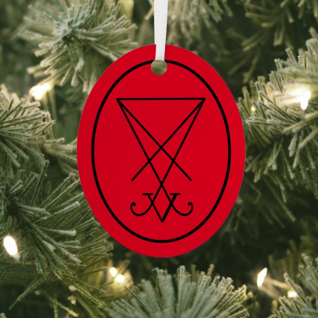 Ornement En Métal Sigil de Lucifer (Insitu)