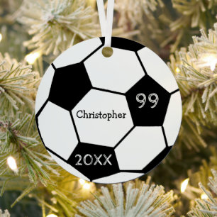 Ornement En Métal Soccer