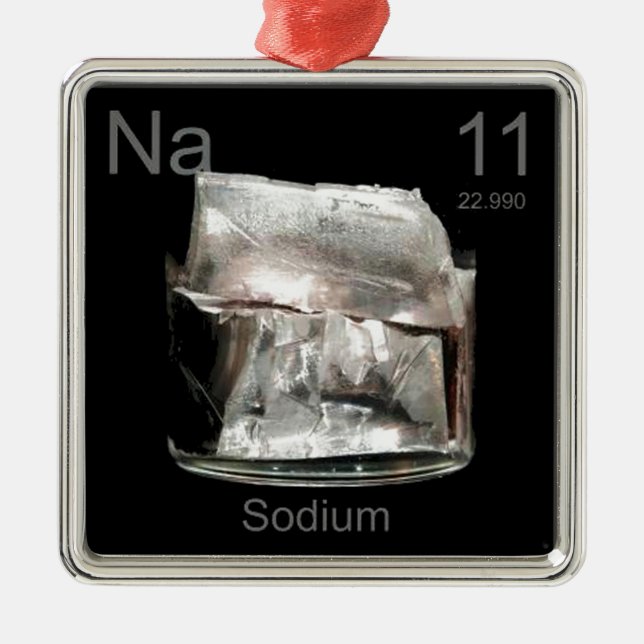 Ornement En Métal sodium (Devant)