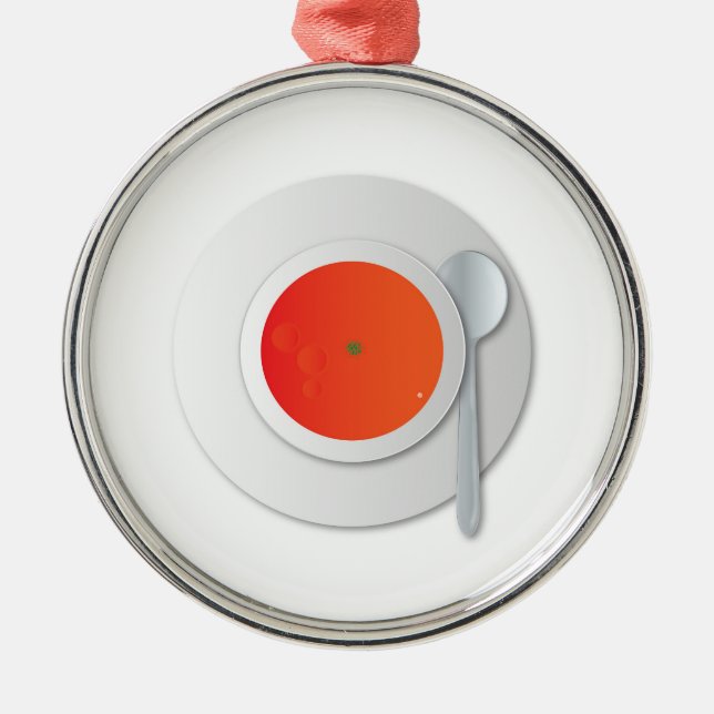 Ornement En Métal Soupe de tomate (Devant)