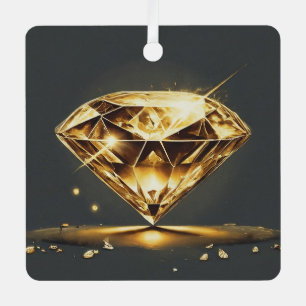 Ornement En Métal Sourire étincelant