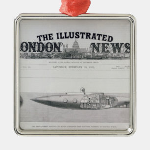 Ornement En Métal Sous-marin de descente et en hausse du déplacement