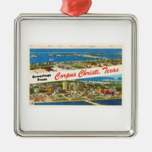 Ornement En Métal Souvenir de Vintage voyage de Corpus Christi le