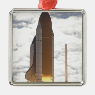 Ornement En Métal Space Shuttle Atlantis lève sur 16