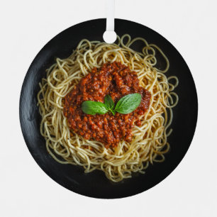 Ornement En Métal Spaghetti texte personnalisé