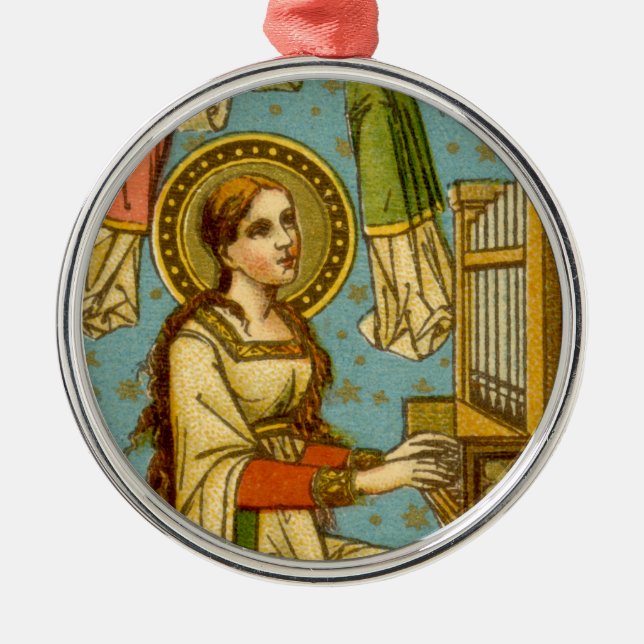 Ornement En Métal St Cecilia de Rome (détail; BNG 02) (Devant)