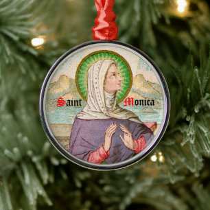 Ornement En Métal St. Monica of Tagaste (SAU 047; détail)