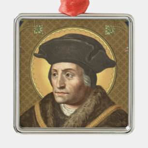 Ornement En Métal St. Thomas More (SAU 026) Carré Premium