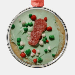 Ornement En Métal Sucre de Noël congelé Cookie Bonbons Gummie