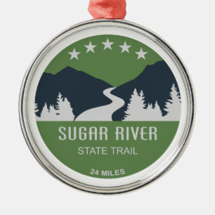Ornement En Métal Sugar River State Trail Wisconsin