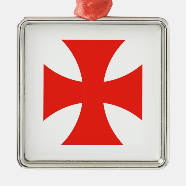 Ornement En Métal symbole de la croix-rouge (Devant)