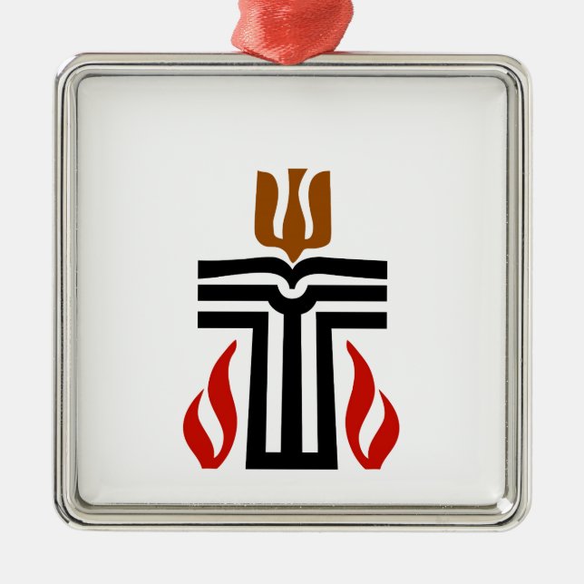 Ornement En Métal Symbole de religion presbytérienne (Devant)