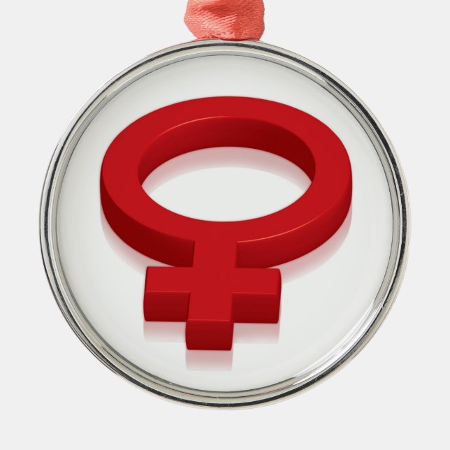 ORNEMENT EN MÉTAL SYMBOLE FEMELLE DE SUPRÉMATIE (Devant)