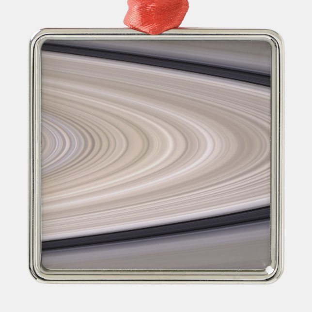 Ornement En Métal Système d'anneau de Saturne (Devant)