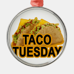 Ornement En Métal Taco mardi tshirt.png