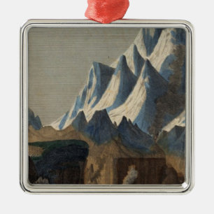 Ornement En Métal Taille comparative des principales montagnes