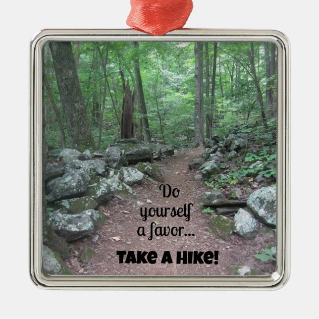 Ornement En Métal Take a hike ! (Devant)