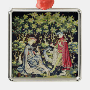 Ornement En Métal Tapisserie d'Arras, offre du coeur