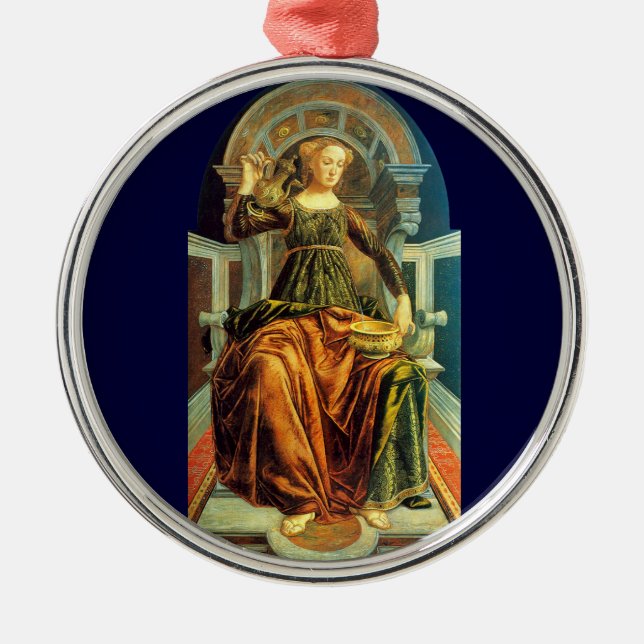 Ornement En Métal TAROTS ANCIENS RENAISSANCE 14 / Étoile TEMPÉRANCE (Devant)