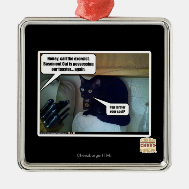 Ornement En Métal Tarte de bruit pour votre âme ? (Devant)