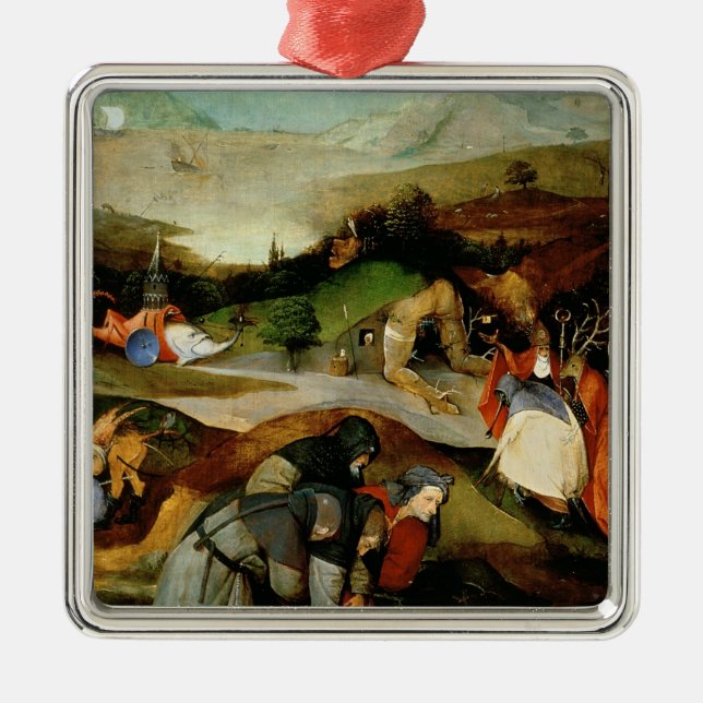 Ornement En Métal Tentation de St Anthony (Devant)