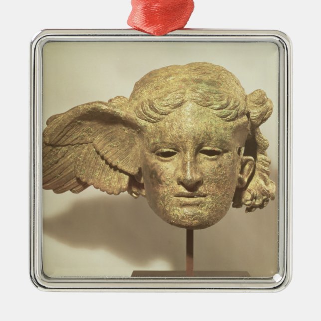 Ornement En Métal Tête de Hypnos, ou sommeil (Devant)