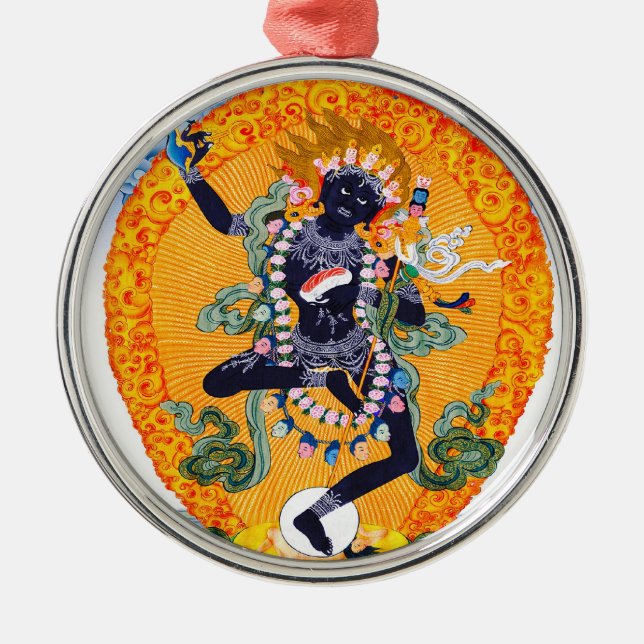 Ornement En Métal Tibétain oriental frais Nairatmya de Vajravarahi (Devant)