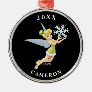 Ornement En Métal Tinkerbell Christmas Snowflake
