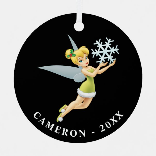 Ornement En Métal Tinkerbell | Christmas Snowflake (Recto)