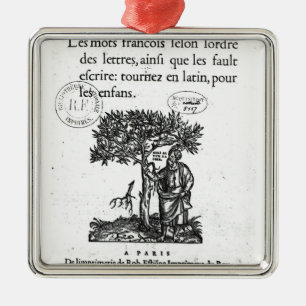 Ornement En Métal Titlepage du premier dictionnaire Français-Latin