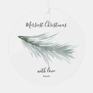 Ornement En Métal Tour de la photo Pine Wire Noël