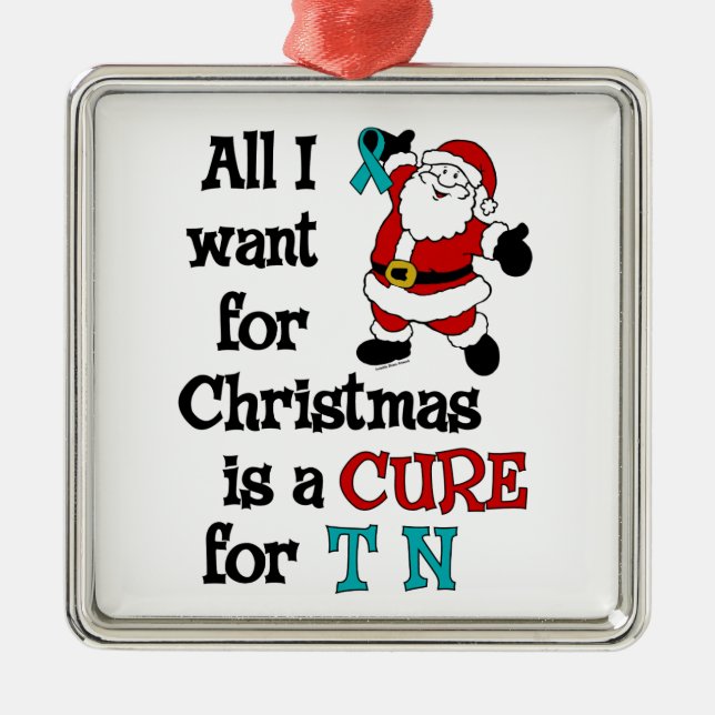 Ornement En Métal Tous que je veux pour Noël… TN (Devant)
