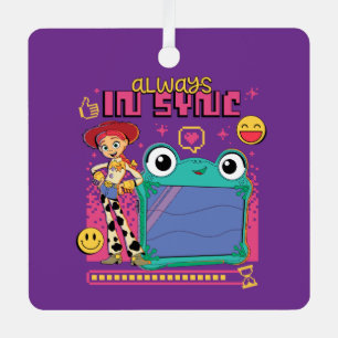 Ornement En Métal Toy Story Jessie & Lilypad "Toujours en phase"