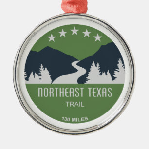 Ornement En Métal Trail du nord-est du Texas