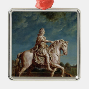 Ornement En Métal Transport de la statue équestre de Louis XIV