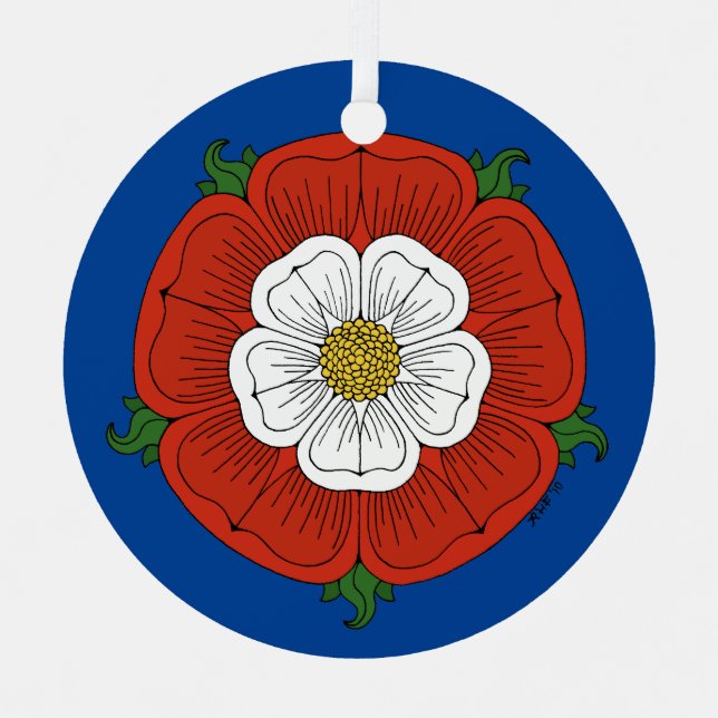 Ornement En Métal Tudor Rose (Recto)