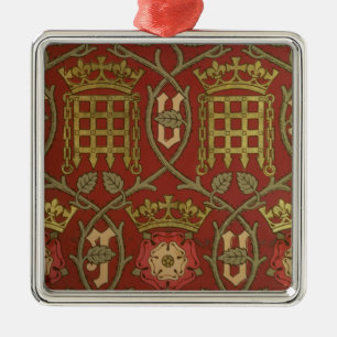 Ornement En Métal "Tudor s'est levé", papier peint de reproduction